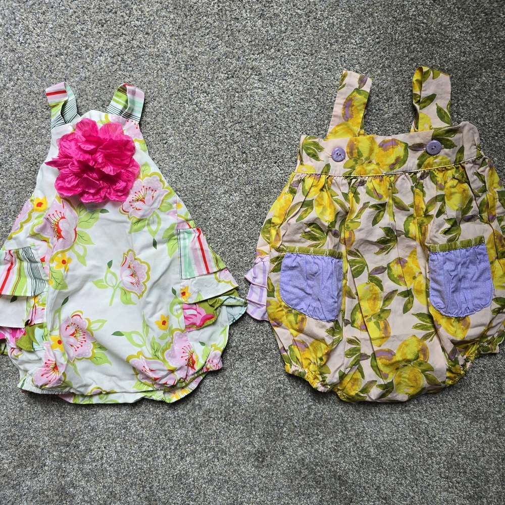 Giggle Moon Floral Bubble And Bubble With Lemons